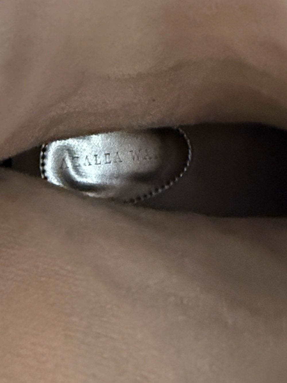 Azalea Wang Silver Fold Over Western Cowgirl Boots - Picture 5 of 5